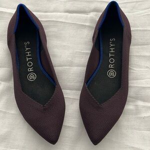 Rothy’s Point Flats in *Retired* Purple Port